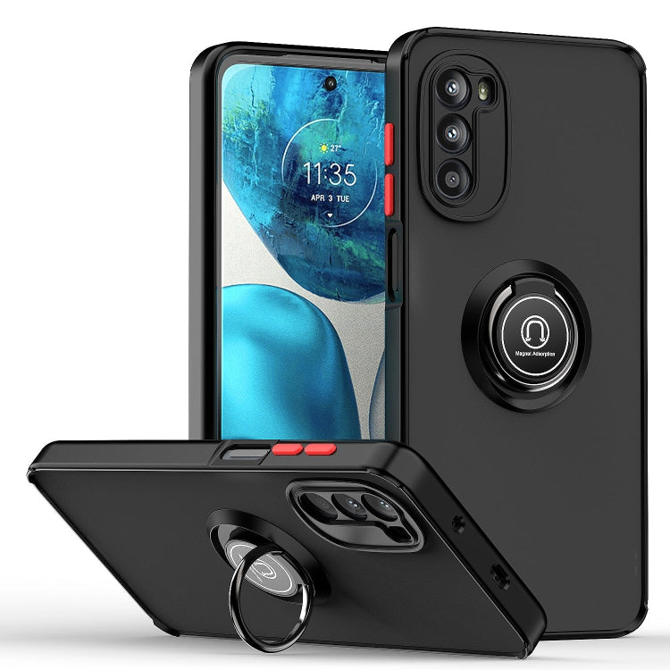 Custodia per telefono Q Shadow 1 serie TPU + PC con supporto ad anello, For OPPO Reno8, For Motorola Moto G52, For TCL Stylus 5G
