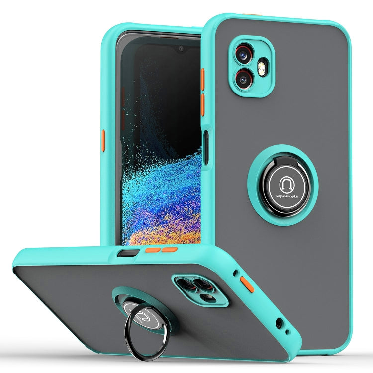 Custodia per telefono Q Shadow 1 serie TPU + PC con supporto ad anello, For Samsung Galaxy Xcover6 Pro, For Xiaomi 12 Lite, For Xiaomi Poco X4 GT