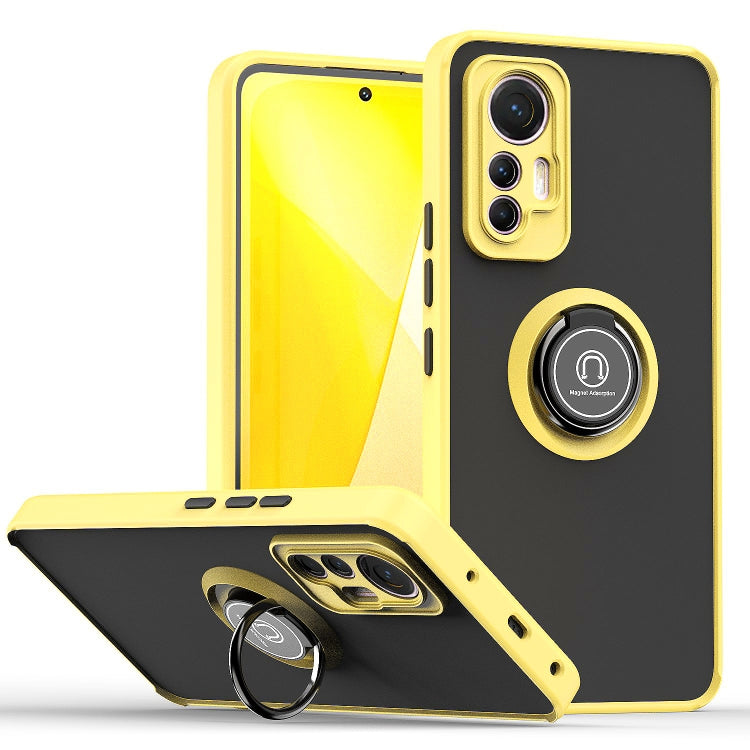 Custodia per telefono Q Shadow 1 serie TPU + PC con supporto ad anello, For Samsung Galaxy Xcover6 Pro, For Xiaomi 12 Lite, For Xiaomi Poco X4 GT