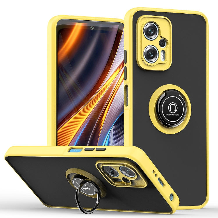 Custodia per telefono Q Shadow 1 serie TPU + PC con supporto ad anello, For Samsung Galaxy Xcover6 Pro, For Xiaomi 12 Lite, For Xiaomi Poco X4 GT