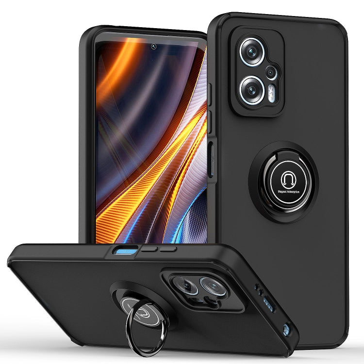 Custodia per telefono Q Shadow 1 serie TPU + PC con supporto ad anello, For Samsung Galaxy Xcover6 Pro, For Xiaomi 12 Lite, For Xiaomi Poco X4 GT