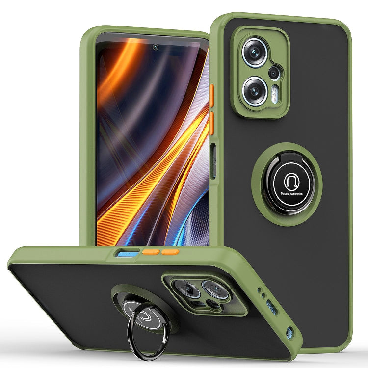 Custodia per telefono Q Shadow 1 serie TPU + PC con supporto ad anello, For Samsung Galaxy Xcover6 Pro, For Xiaomi 12 Lite, For Xiaomi Poco X4 GT