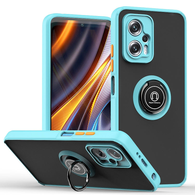 Custodia per telefono Q Shadow 1 serie TPU + PC con supporto ad anello, For Samsung Galaxy Xcover6 Pro, For Xiaomi 12 Lite, For Xiaomi Poco X4 GT