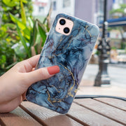 Custodia per telefono in TPU marmo IMD, For iPhone 14, For iPhone 14 Plus, For iPhone 14 Pro, For iPhone 14 Pro Max