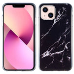 Custodia TPU effetto marmo per iPhone 14, 14 Plus, 14 Pro, 14 Pro