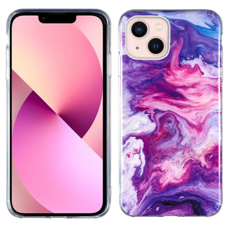 Custodia TPU effetto marmo per iPhone 14, 14 Plus, 14 Pro, 14 Pro
