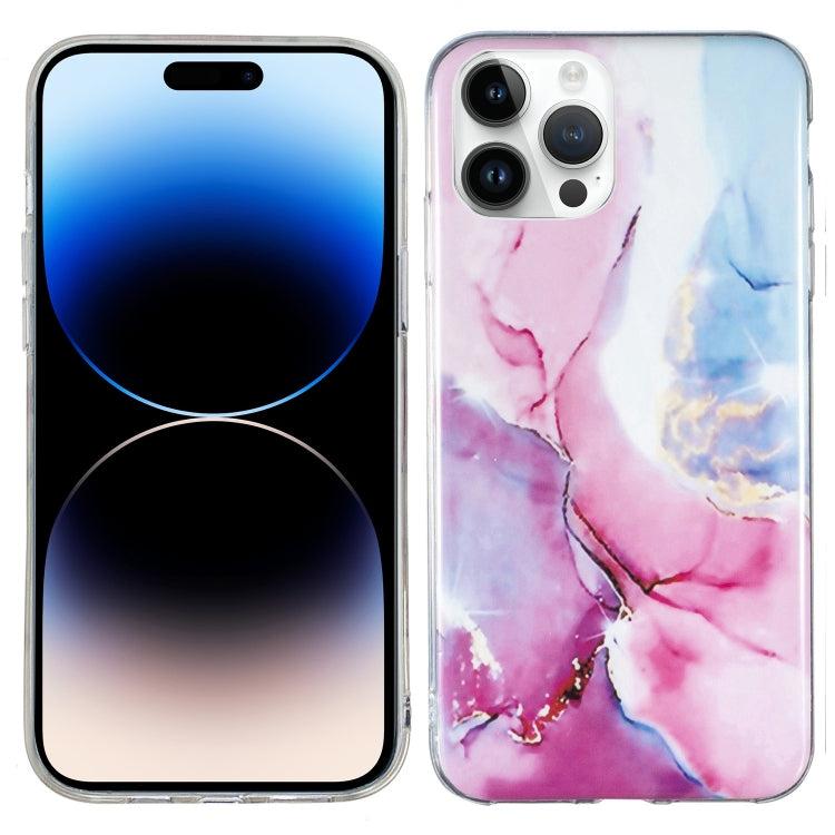 Custodia TPU effetto marmo per iPhone 14, 14 Plus, 14 Pro, 14 Pro