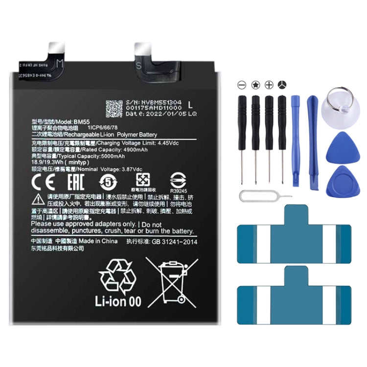 Sostituzione della batteria ai polimeri di litio per, BM37, BN51, BM52, BM4M, BM4Q, BN56, BM55, BN53, BN62, BM54, BM4X, BM4Y, BM57, BN59, BP42, 38, BP44, BM5A, BP47, BN66, BM58, BP43, BN57, BS01FA, BS06FA, BS05FA, BS08FA, BN60, BN80, BN4E, BM4P, BN61