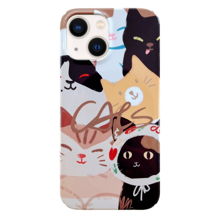 Custodia PC con motivo dipinto per iPhone 13 e iPhone 13 Pro