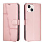 Custodia portafoglio in pelle con fibbia per iPhone 14