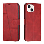 Custodia portafoglio in pelle con fibbia per iPhone 14
