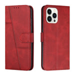 Custodia portafoglio in pelle con fibbia per iPhone 14