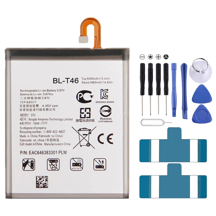 Sostituzione della batteria ai polimeri di litio per, BL-T43, BL-T52, BL-T47, BL-T44, BL-T45, BL-T49