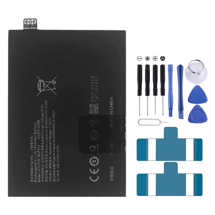 Sostituzione della batteria ai polimeri di litio per, BLP783, BLP781, BLP779, BLP789, BLP787, BLP797, BLP755 For OPPO K7x, BLP791, BLP811, BLP817, BLP863, BLP825, BLP855, BLP839, BLP819, BLP835, BLP805, BLP851, BLP831, BLP851 For OPPO F19 / F19s, BLP757