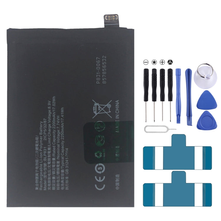 Replacement Lithium Polymer Battery For, BLP783, BLP781, BLP779, BLP789, BLP787, BLP797, BLP755 For OPPO K7x, BLP791, BLP811, BLP817, BLP863, BLP825, BLP855, BLP839, BLP819, BLP835, BLP805, BLP851, BLP831, BLP851 For OPPO F19 / F19s, BLP757