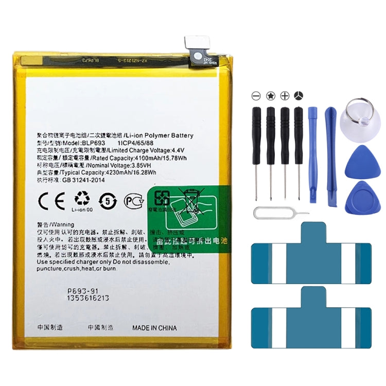 Replacement Lithium Polymer Battery For, BLP783, BLP781, BLP779, BLP789, BLP787, BLP797, BLP755 For OPPO K7x, BLP791, BLP811, BLP817, BLP863, BLP825, BLP855, BLP839, BLP819, BLP835, BLP805, BLP851, BLP831, BLP851 For OPPO F19 / F19s, BLP757