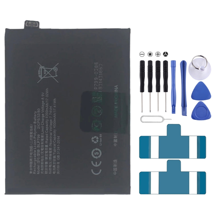 Replacement Lithium Polymer Battery For, BLP783, BLP781, BLP779, BLP789, BLP787, BLP797, BLP755 For OPPO K7x, BLP791, BLP811, BLP817, BLP863, BLP825, BLP855, BLP839, BLP819, BLP835, BLP805, BLP851, BLP831, BLP851 For OPPO F19 / F19s, BLP757