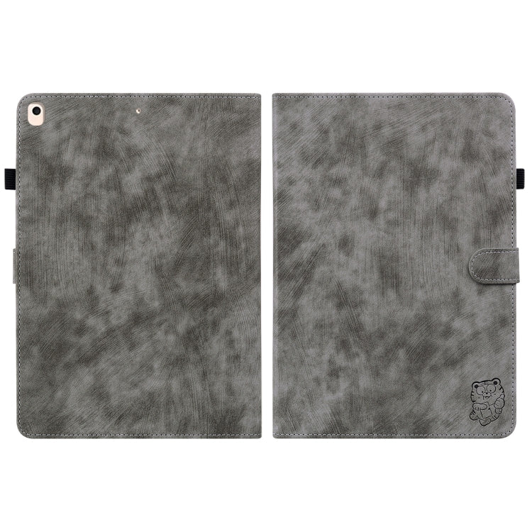 Simpatica custodia in pelle con motivo a tigre con funzione Sleep/Wake-up, For iPad 9.7 2017/2018/2019/2020, For iPad 10.2 2019/Air 2019 10.5/10.2 2020/2021, For iPad Pro 11 2018/Air 4 2020/Pro 11 2021/Pro 11 2020