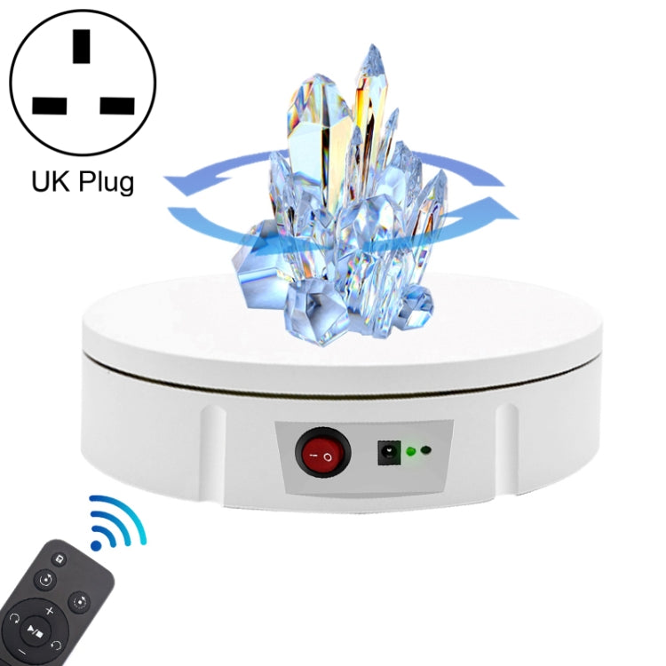 Giradischi per riprese video con supporto rotante di ricarica da 22 cm, carico: 50 kg, US Plug, EU Plug, UK Plug, AU Plug