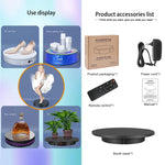 Giradischi girevole per riprese video con supporto girevole da 42 cm, carico: 100 kg, 42cm, Charging Power, US Plug, 42cm, Charging Power, EU Plug, 42cm, Charging Power, UK Plug, 42cm, Charging Power, AU Plug