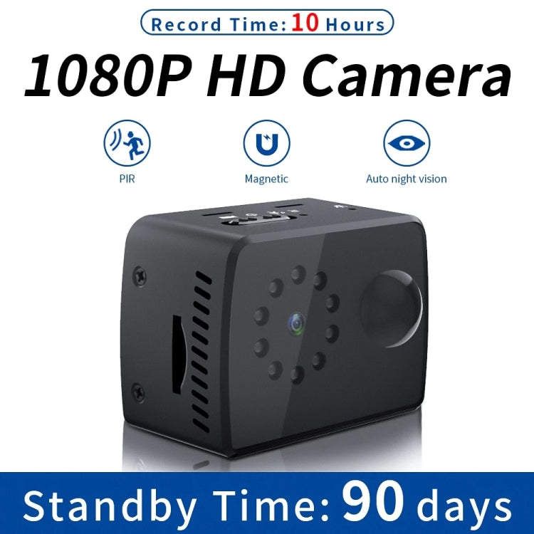 Mini videocamera HD 1080P con visione notturna e sensore PIR