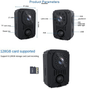 MD31 Mini 1080P HD Videocamera Night Vision PIR Motion Action Micro Camera, MD31