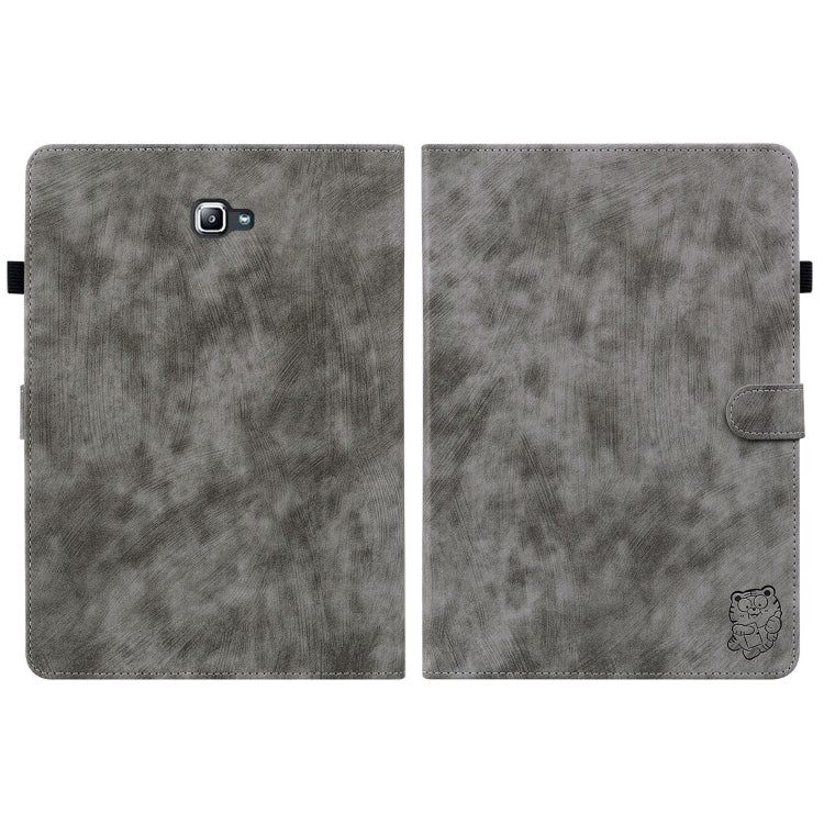Custodia per tablet in pelle con motivo a tigre, For Samsung Galaxy Tab A 10.1 2016/T580/T585