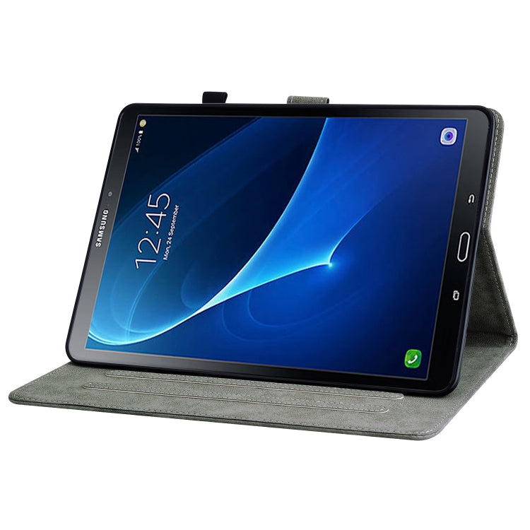 Custodia per tablet in pelle con motivo a tigre, For Samsung Galaxy Tab A 10.1 2016/T580/T585