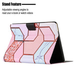 Custodia per tablet in pelle con motivo in marmo, For Amazon Kindle Paperwhite 4 / 3 / 2 / 1, For Amazon Kindle Paperwhite 5, For Amazon Kindle HD 7 2019 / 2017 / 2015, For Amazon Kindle HD 8 2018 / 2017 / 2016