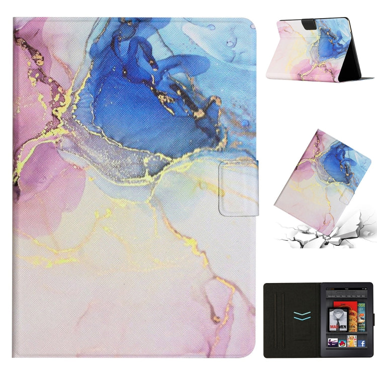 Custodia per tablet in pelle con motivo in marmo, For Amazon Kindle Paperwhite 4 / 3 / 2 / 1, For Amazon Kindle Paperwhite 5, For Amazon Kindle HD 7 2019 / 2017 / 2015, For Amazon Kindle HD 8 2018 / 2017 / 2016