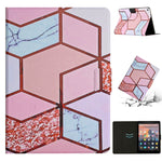 Custodia per tablet in pelle con motivo in marmo, For Amazon Kindle HD 8 2020, For Amazon Kindle HD 10 2015, For Amazon Kindle HD 10 2021, For Samsung Galaxy Tab A8