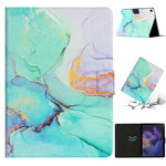 Custodia per tablet in pelle con motivo in marmo, For Amazon Kindle HD 8 2020, For Amazon Kindle HD 10 2015, For Amazon Kindle HD 10 2021, For Samsung Galaxy Tab A8