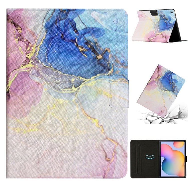 Custodia per tablet in pelle con motivo in marmo, For Samsung Galaxy Tab S6 Lite P610, For Samsung Galaxy Tab A7 Lite T220, For Samsung Galaxy Tab A7 10.4 2020 T500, For Samsung Galaxy Tab A 10.1 T580