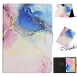 Custodia per tablet in pelle con motivo in marmo, For Samsung Galaxy Tab S6 Lite P610, For Samsung Galaxy Tab A7 Lite T220, For Samsung Galaxy Tab A7 10.4 2020 T500, For Samsung Galaxy Tab A 10.1 T580