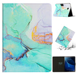 Custodia per tablet in pelle con motivo in marmo, For Samsung Galaxy Tab S6 Lite P610, For Samsung Galaxy Tab A7 Lite T220, For Samsung Galaxy Tab A7 10.4 2020 T500, For Samsung Galaxy Tab A 10.1 T580