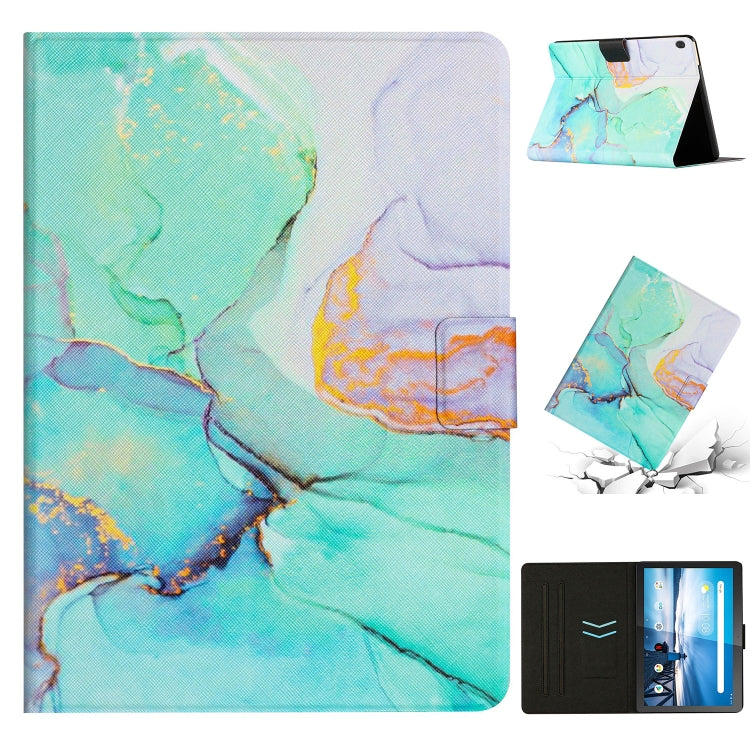 Custodia per tablet in pelle con motivo in marmo, For Huawei MediaPad M5 Lite, For Lenovo Tab M10 X605F X505, For Lenovo Tab M10 HD 2nd Gen, For Lenovo Tab M10 3rd Gen