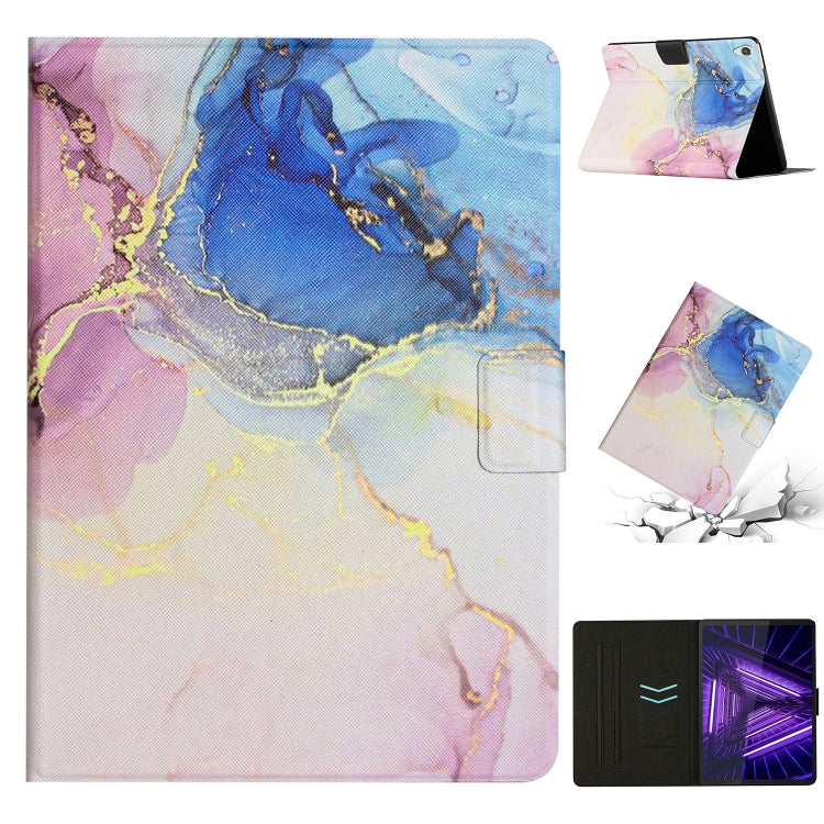 Custodia per tablet in pelle con motivo in marmo, For Huawei MediaPad M5 Lite, For Lenovo Tab M10 X605F X505, For Lenovo Tab M10 HD 2nd Gen, For Lenovo Tab M10 3rd Gen