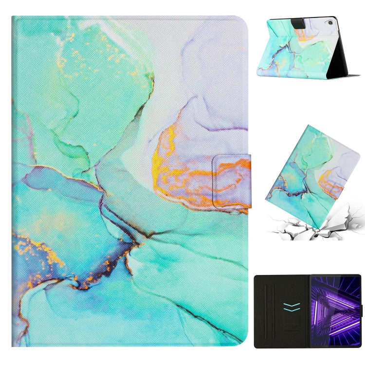 Custodia per tablet in pelle con motivo in marmo, For Huawei MediaPad M5 Lite, For Lenovo Tab M10 X605F X505, For Lenovo Tab M10 HD 2nd Gen, For Lenovo Tab M10 3rd Gen