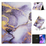 Custodia per tablet in pelle con motivo in marmo, For Lenovo M10 Plus, For Lenovo Tab P11