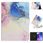 Custodia per tablet in pelle con motivo in marmo, For Lenovo M10 Plus, For Lenovo Tab P11