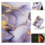 Custodia per tablet in pelle con motivo in marmo, For Lenovo M10 Plus, For Lenovo Tab P11