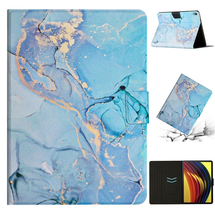 Custodia per tablet in pelle con motivo in marmo, For Lenovo M10 Plus, For Lenovo Tab P11
