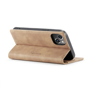 CaseMe-013 Cassa del telefono di cuoio smerigliata retro multifunzionale, For iPhone 14, For iPhone 14 Plus, For iPhone 14 Pro, For iPhone 14 Pro Max
