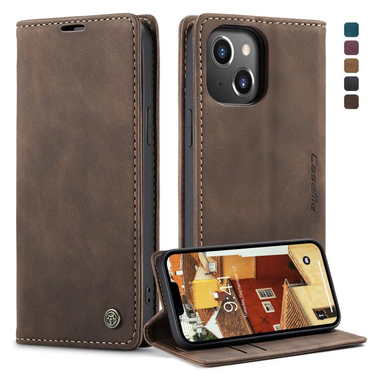 Custodia portafoglio in pelle per iPhone 14