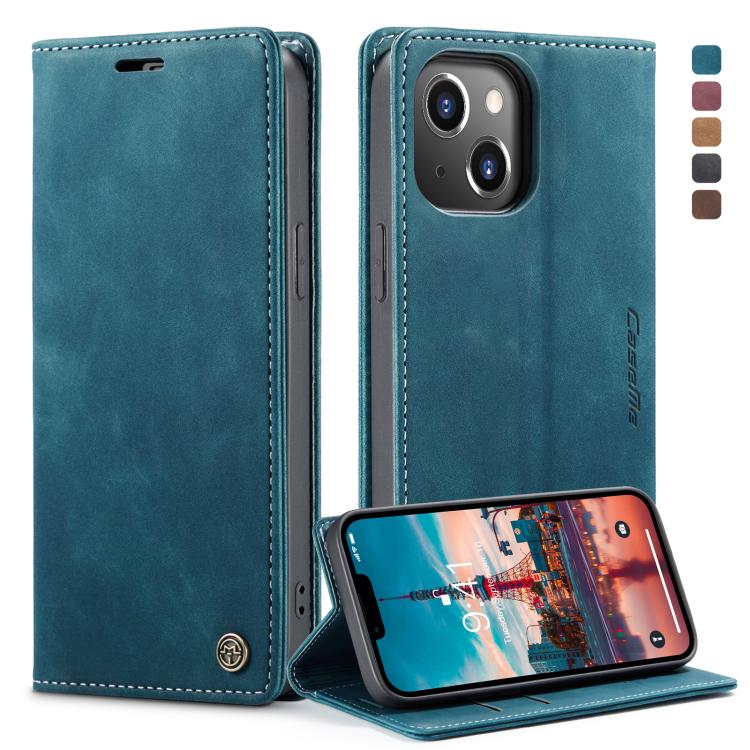 Custodia portafoglio in pelle per iPhone 14