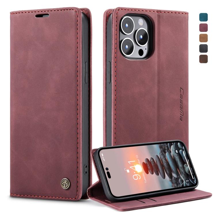 Custodia portafoglio in pelle per iPhone 14