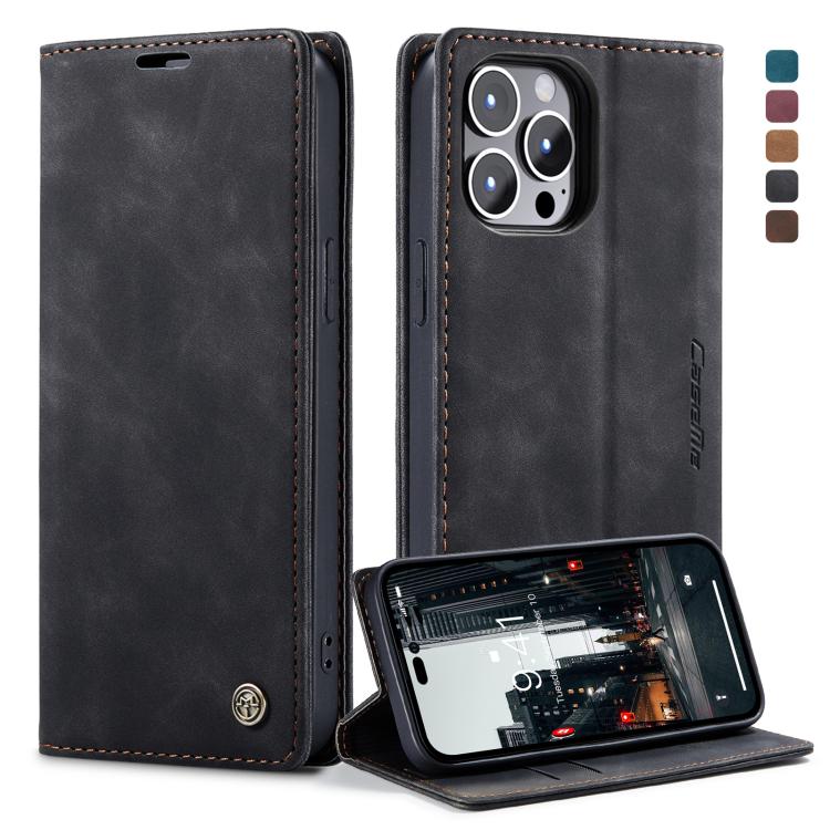 Custodia portafoglio in pelle per iPhone 14