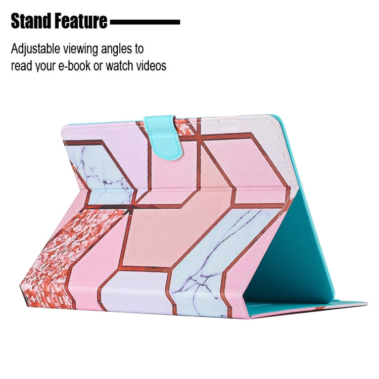 Custodia per tablet in pelle con motivo marmo, For 7 inch Tablet, For 8 inch Tablet, For 10 inch Tablet, For Huawei MatePad T8