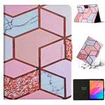Custodia per tablet in pelle con motivo marmo, For 7 inch Tablet, For 8 inch Tablet, For 10 inch Tablet, For Huawei MatePad T8