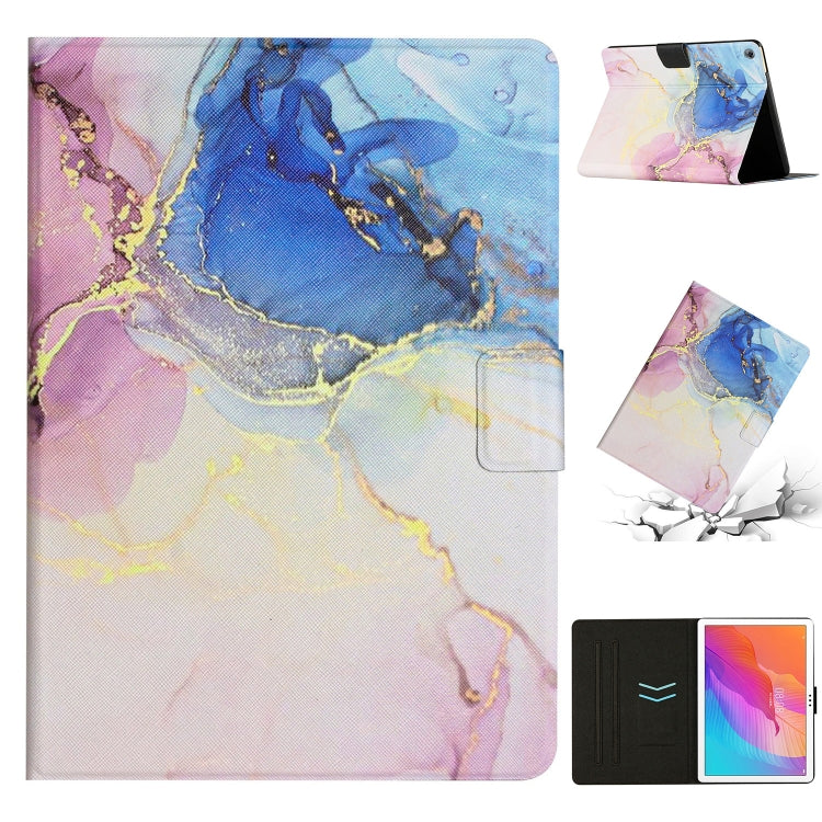 Custodia per tablet in pelle con motivo marmo, For Huawei MatePad T10s, For Samsung Galaxy Tab A 10.1 2019 T510